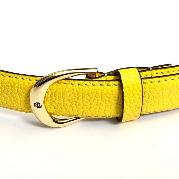 Ralph Lauren Women's belt Lemon Rind - Picture 2 of 5